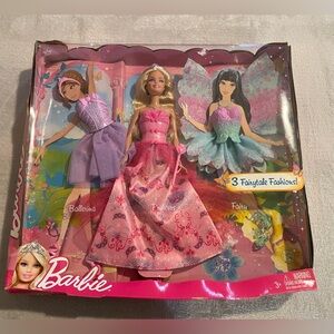 Barbie Fantasy Dress Up Doll Set (W2930) Sealed in Original Box New Retired 2010